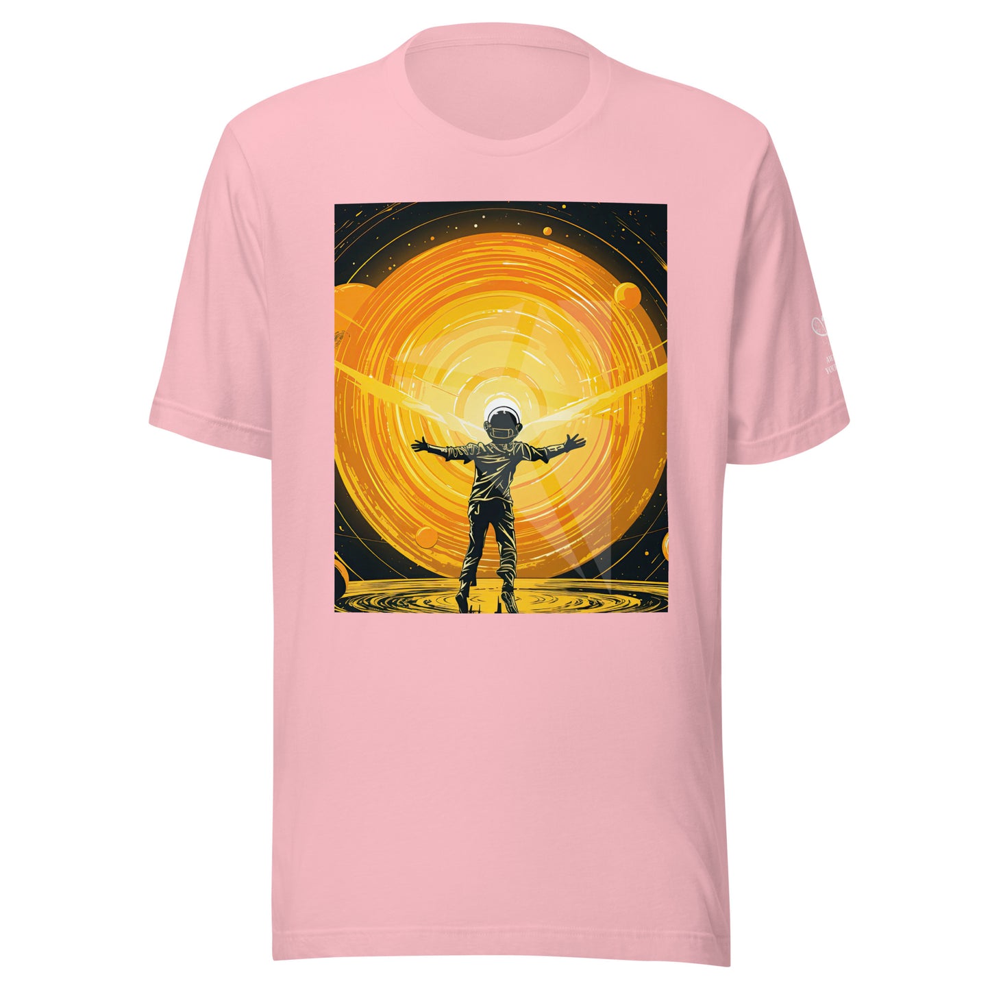 Celestial 'Spaceman' Branded Unisex t-shirt | Cosmic-Themed