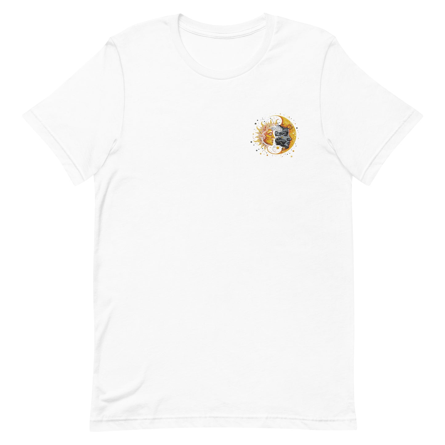 'Divine Feminine Moon Goddess' Celestial and Spiritual Style Unisex Embroidered t-shirt