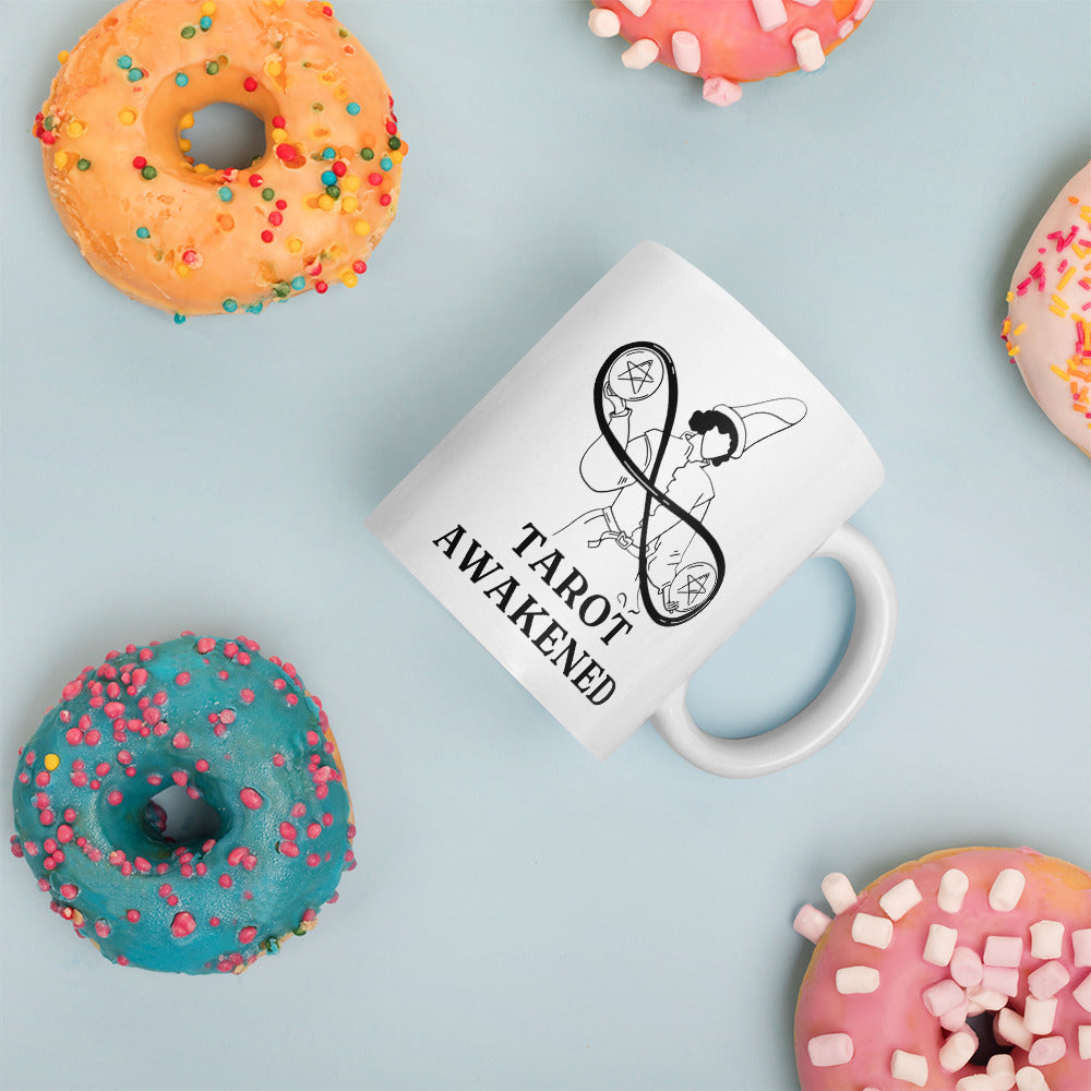 Tarot Awakened Branded White Collectable glossy mug