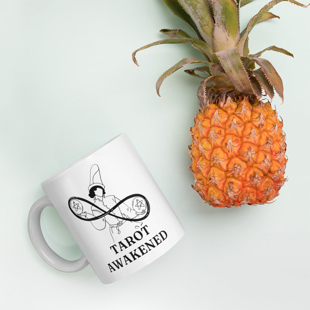 Tarot Awakened Branded White Collectable glossy mug