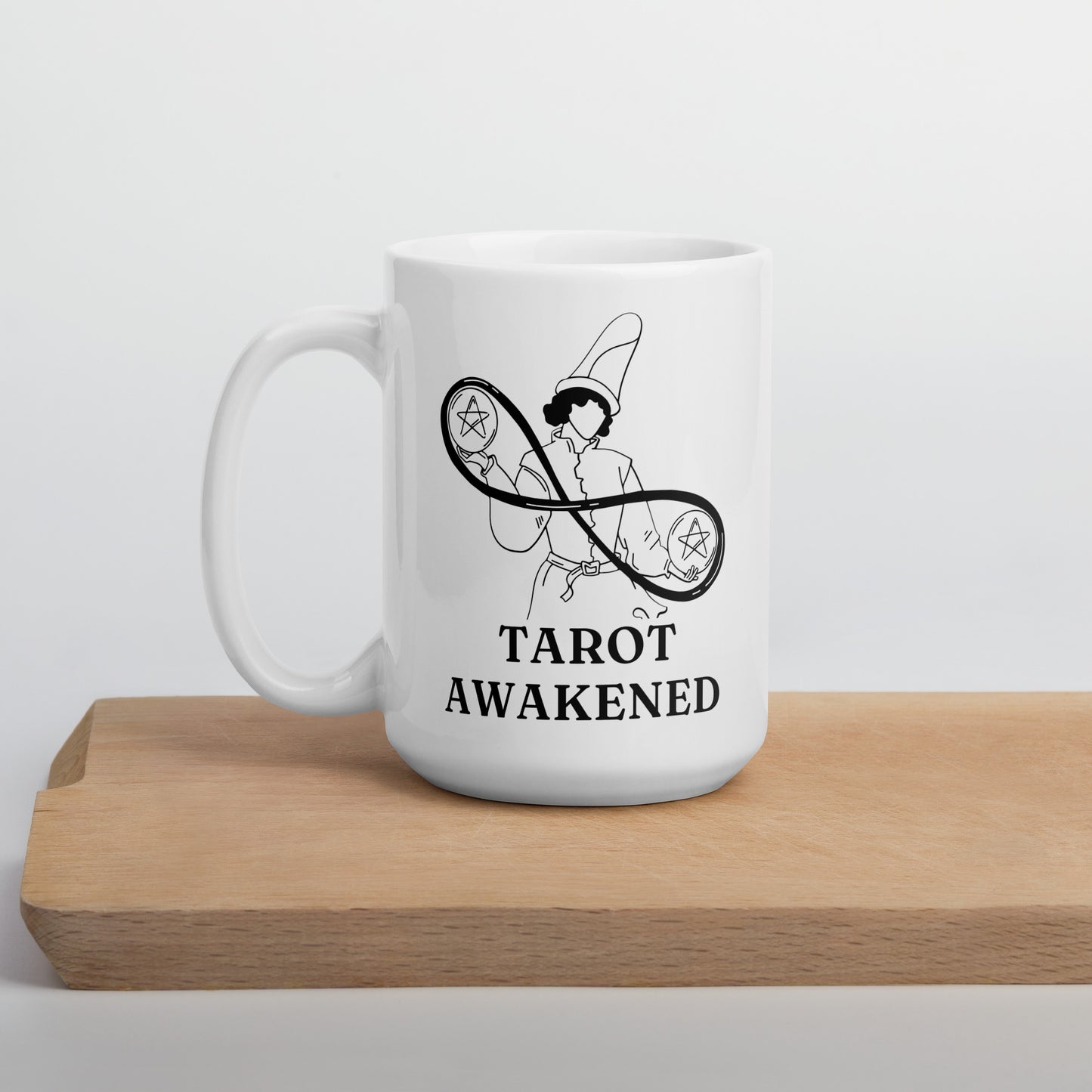 Tarot Awakened Branded White Collectable glossy mug