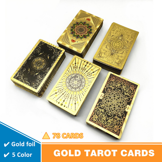 Gold Foil Premum Rider-Waite-Smith Tarot Card Decks