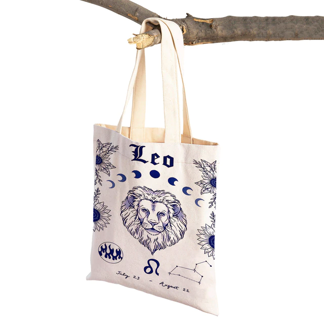 Zodiac Canvas Tote Bag
