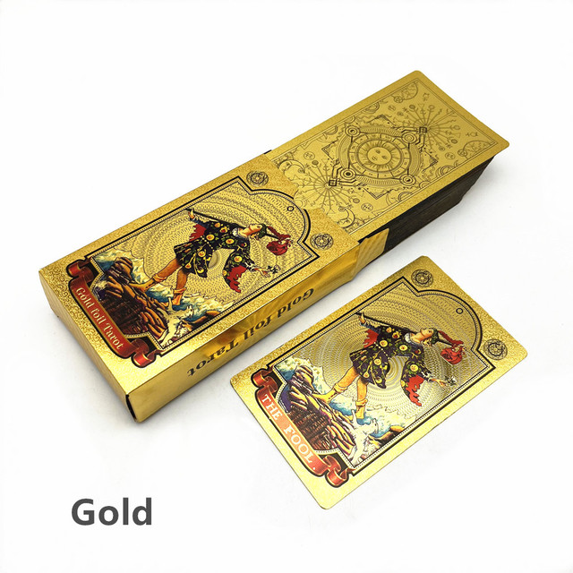 Gold Foil Premum Rider-Waite-Smith Tarot Card Decks