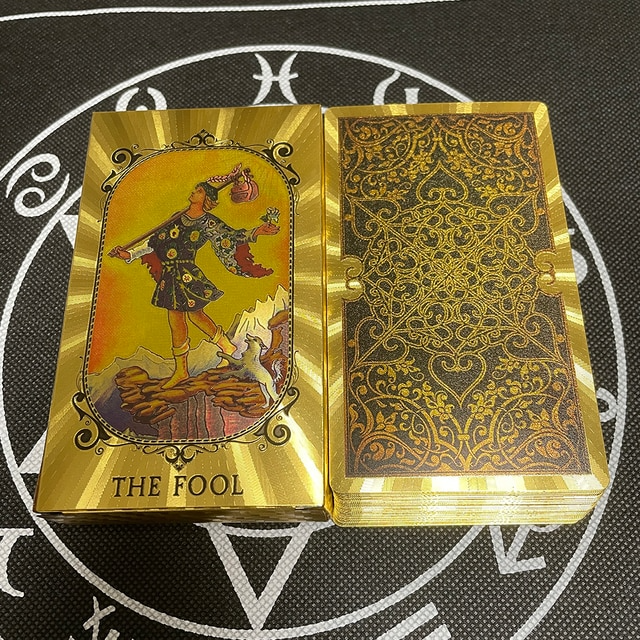 GOLD & BOLD Edition: Premium Gold Foil Rider-Waite Tarot Card Deck