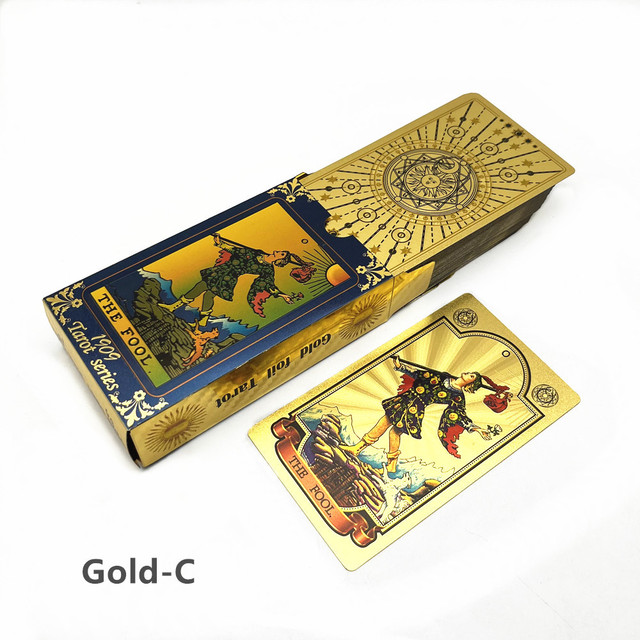 Gold Foil Premum Rider-Waite-Smith Tarot Card Decks