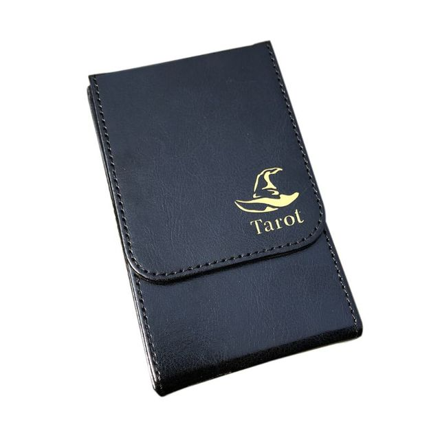 Tarot Card Leather Storage Pouch