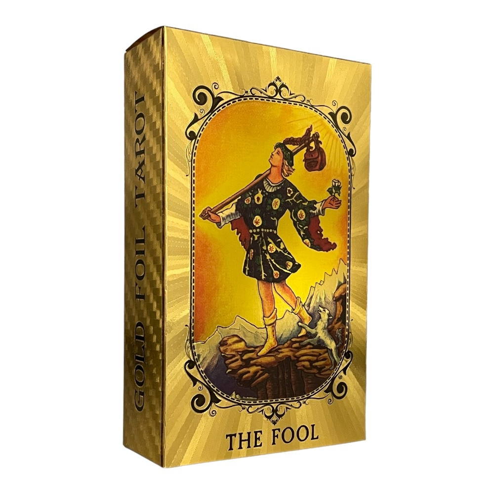 GOLD & BOLD Edition: Premium Gold Foil Rider-Waite Tarot Card Deck
