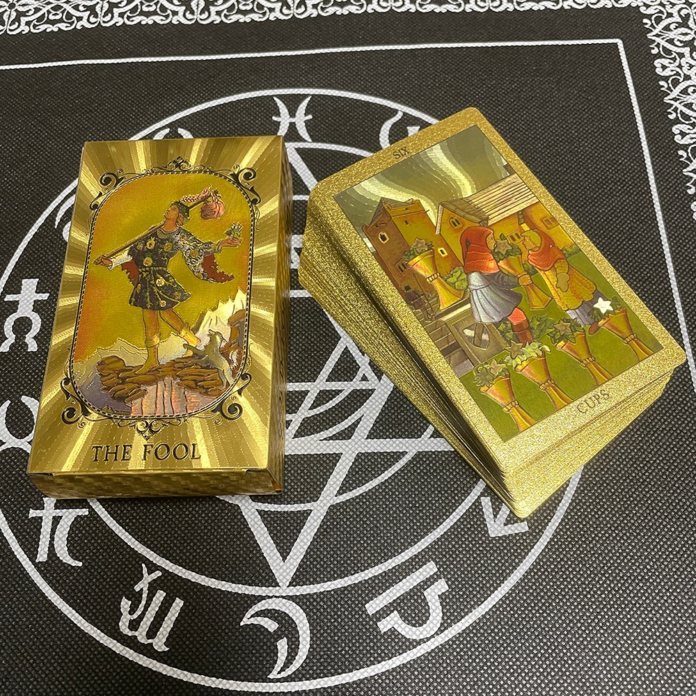 GOLD & BOLD Edition: Premium Gold Foil Rider-Waite Tarot Card Deck