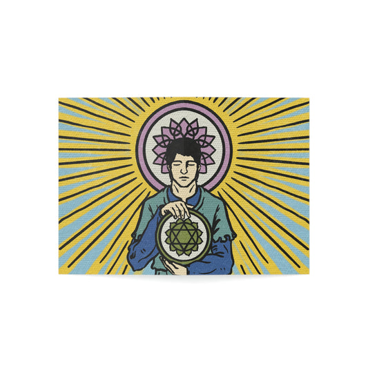 'Four of Pentacles' Chakra Greeting Cards (1, 10, 30, and 50pcs)