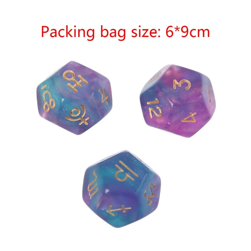 Puple - Blue Divination Dice
