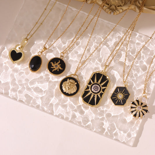 Black Dainty Spiritual Jewelry | Spiritual Style and Aesthetic, Elemental Collection