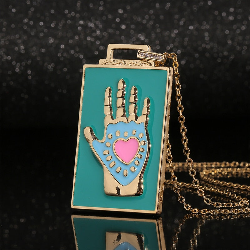 Spiritual-Themed necklaces | All-See-Eye, Evil Eye, Tarot Cazrds