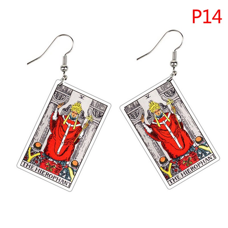 Major Arcana Tarot Card Earrings Set | Rider-Waite-Smith Jewelry