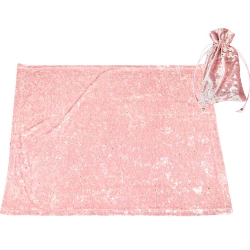 Velvet Starry Divination Tablecloth with Tarot Card Storage Bag | Altar Cloth