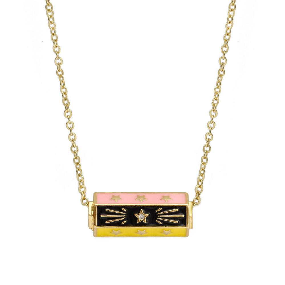 Gold Evil Eye Necklace and Pendant | Hexagonal Shape