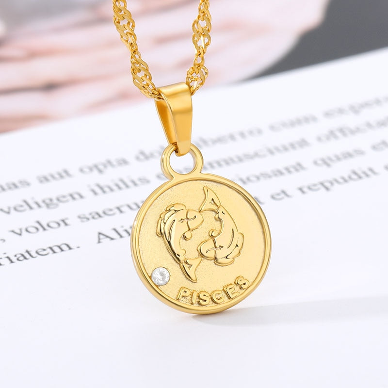 Zodiac Constellation Necklace | Astrology, Horoscope Jewelry
