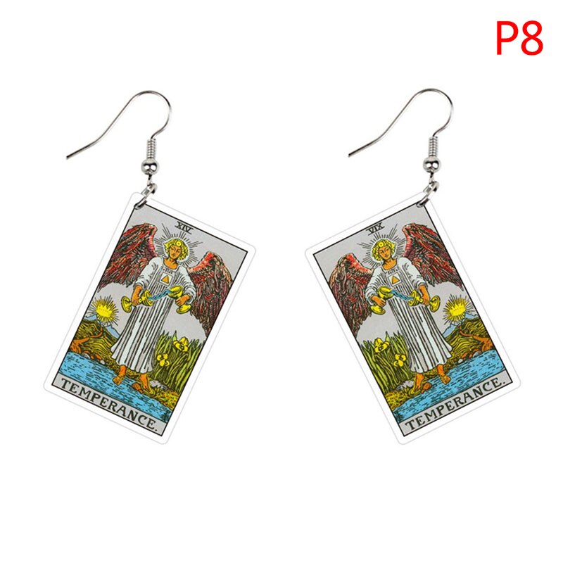 Major Arcana Tarot Card Earrings Set | Rider-Waite-Smith Jewelry