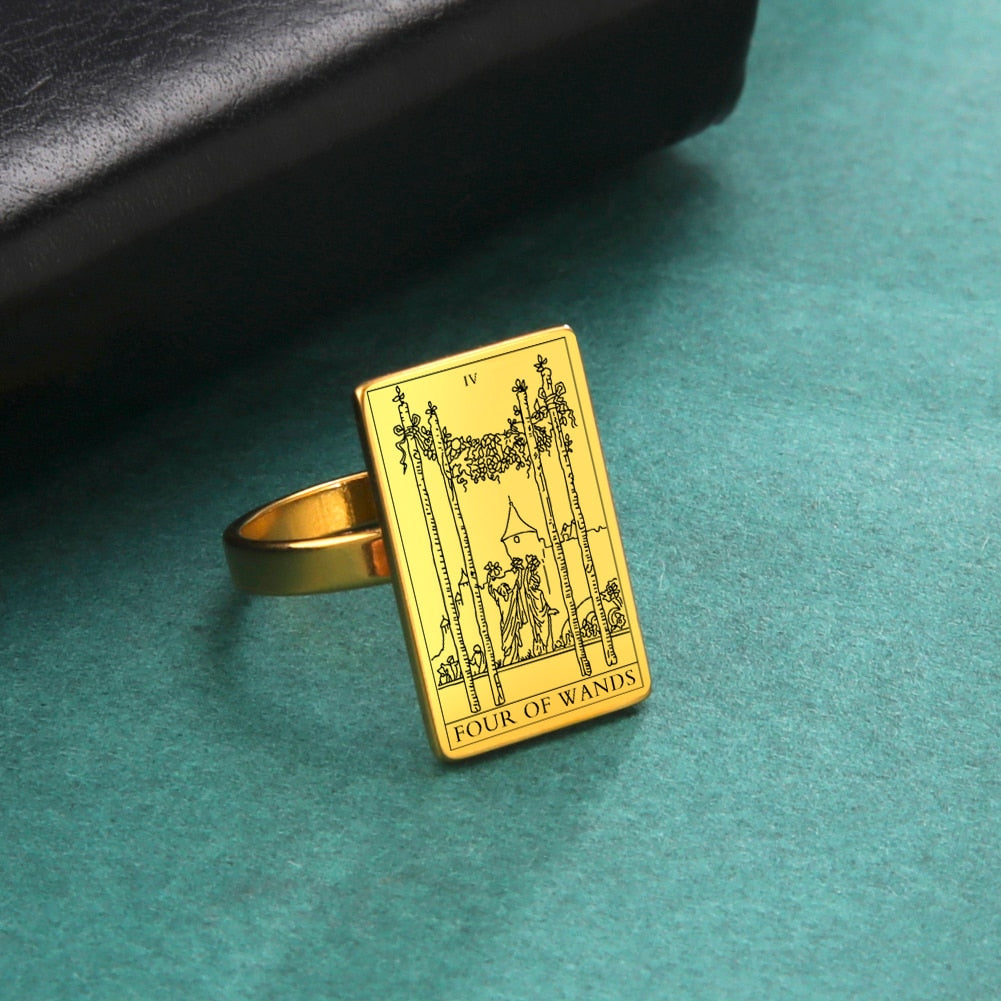 'The Suit of Wands' Rings | Tarot Cards Ring Jewelry | Silver & Gold