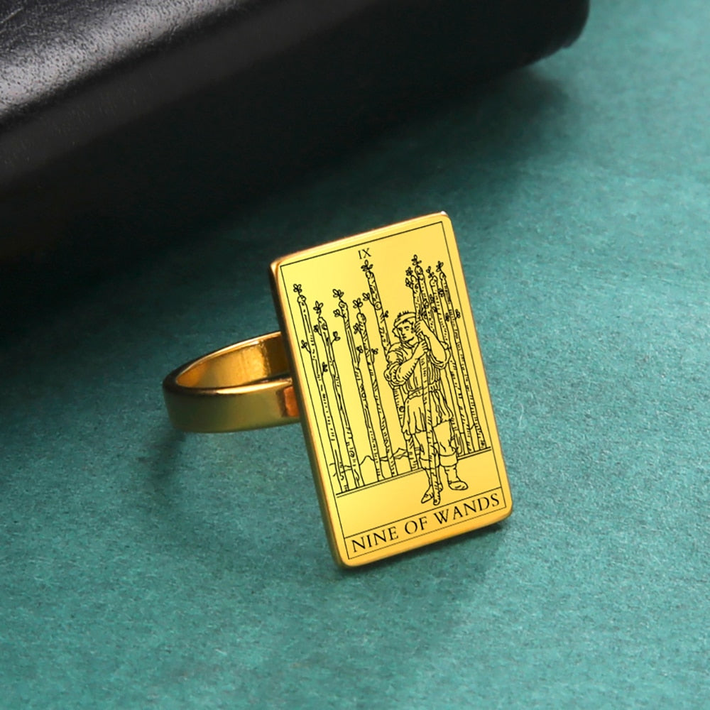 'The Suit of Wands' Rings | Tarot Cards Ring Jewelry | Silver & Gold