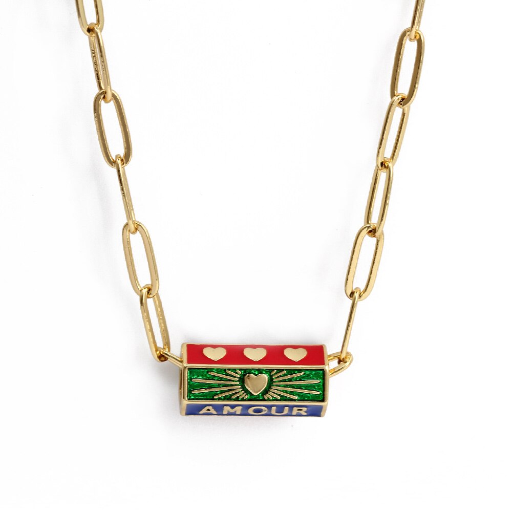 Gold Evil Eye Necklace and Pendant | Hexagonal Shape