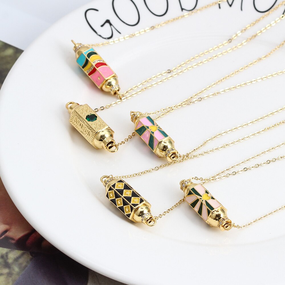 Gold Evil Eye Necklace and Pendant | Hexagonal Shape