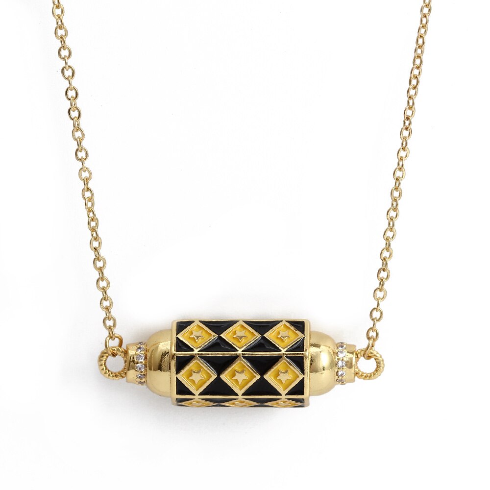 Gold Evil Eye Necklace and Pendant | Hexagonal Shape