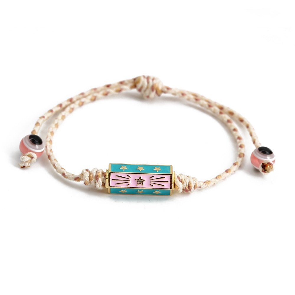 Turkish Evil Eye Bracelet | Hamsa Style & Colorful, Spiritual Jewelry