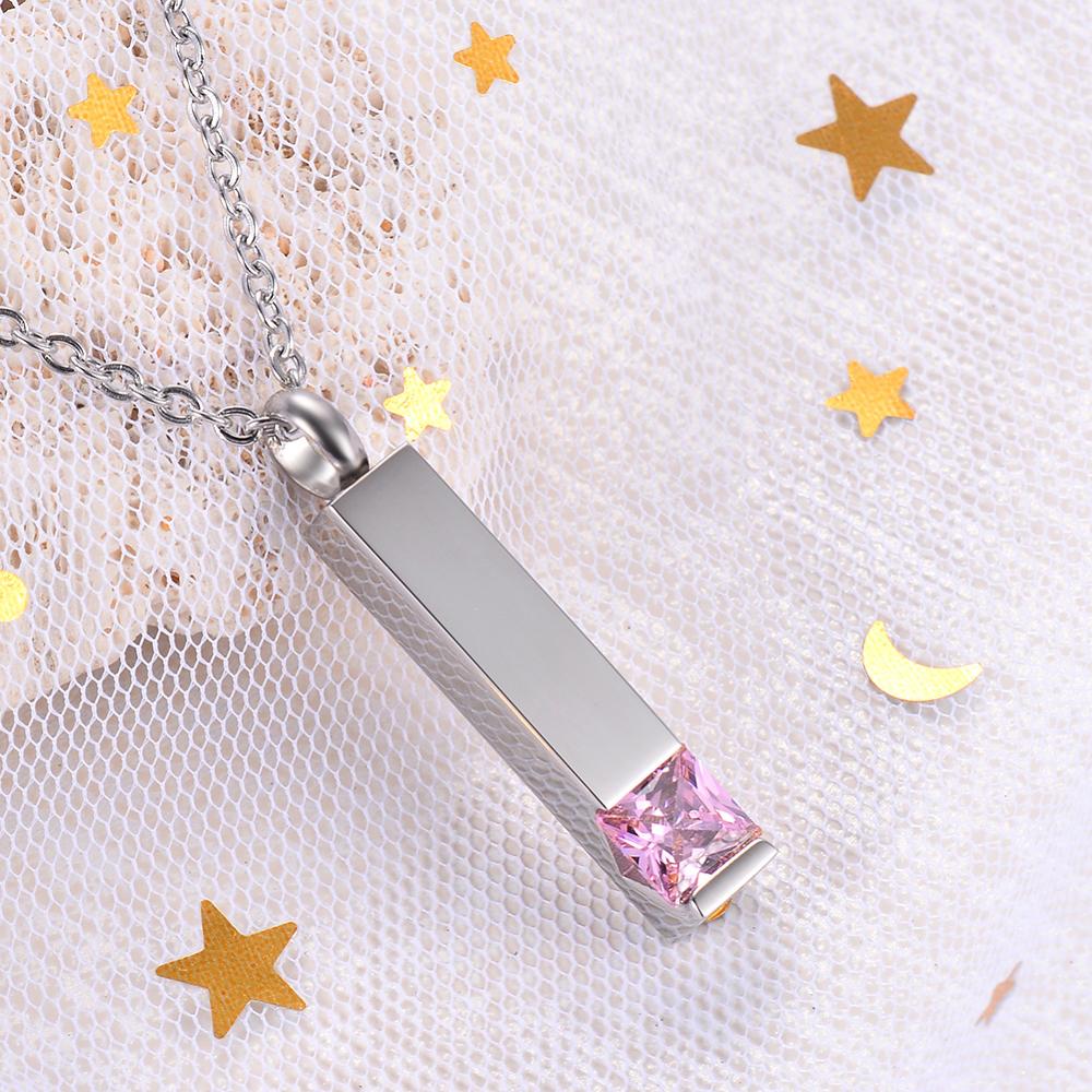 12 Zircon Birthstone Stainless Steel Necklace | Spiritual, Birth Jewelry