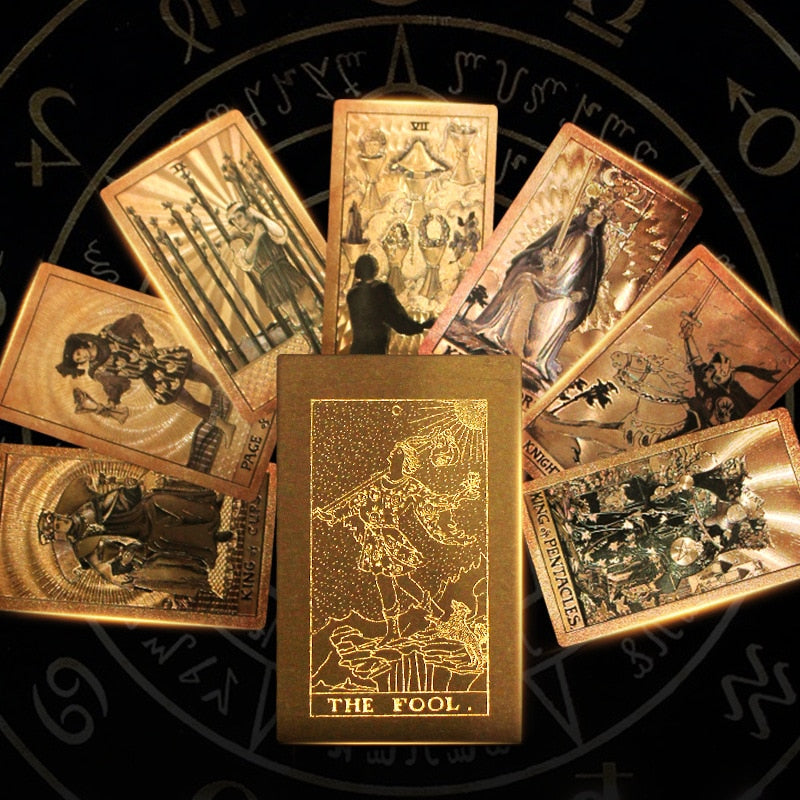 Rose Gold Foil Tarot Card Deck