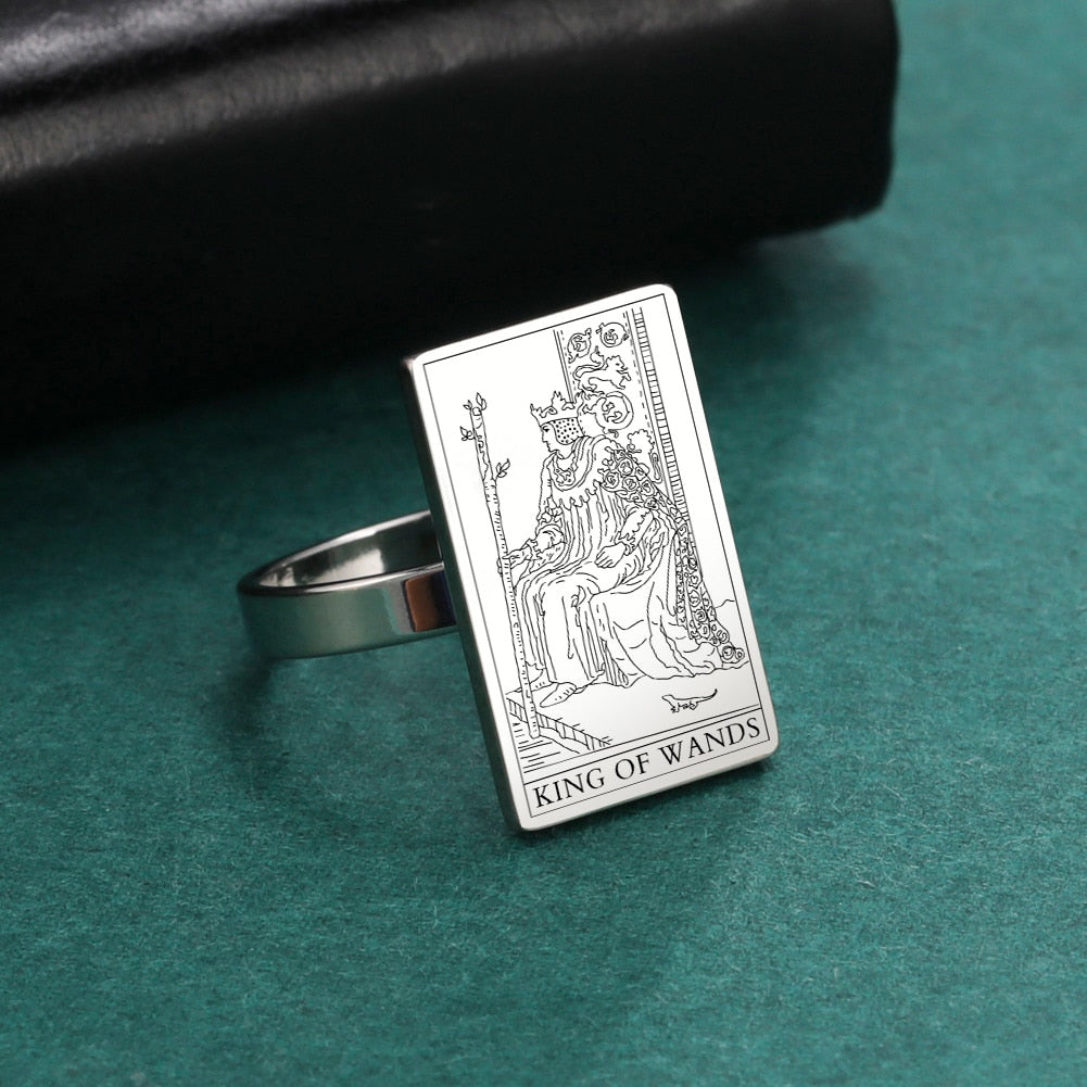 'The Suit of Wands' Rings | Tarot Cards Ring Jewelry | Silver & Gold