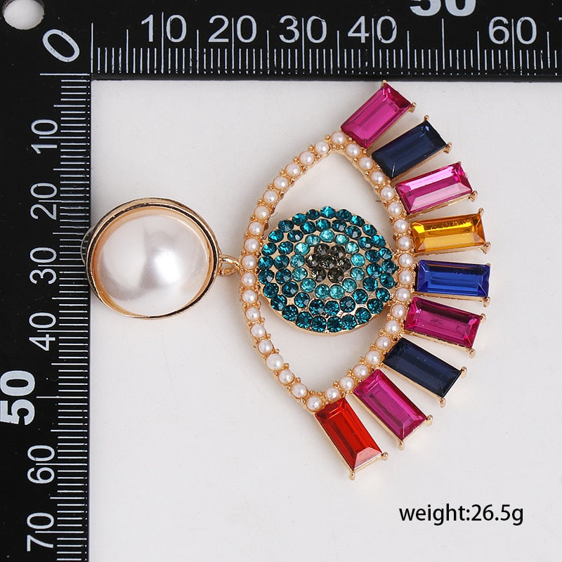 Evil Eye Bohemian Drop Earrings | Spiritual Jewelry