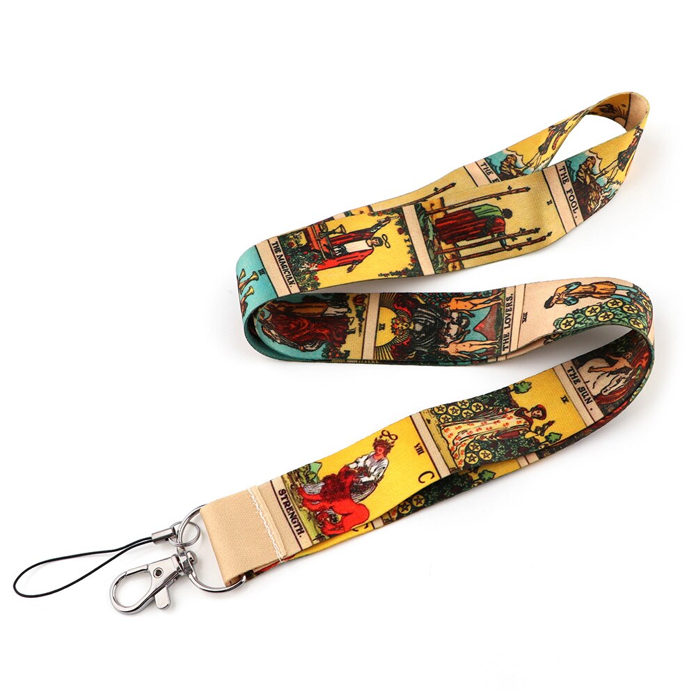 Tarot Cards Lanyard with Badge Holder