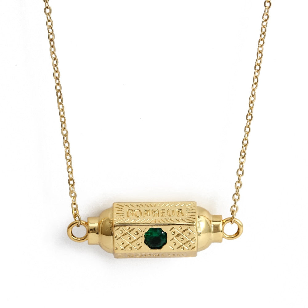 Gold Evil Eye Necklace and Pendant | Hexagonal Shape