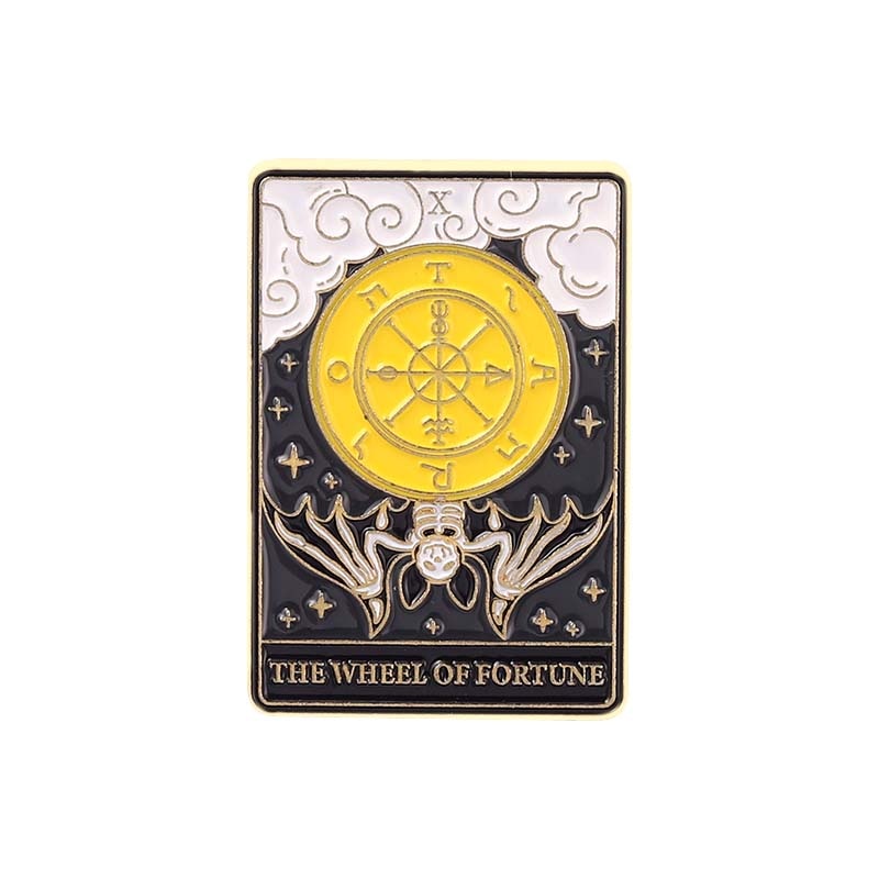 Halloween Tarot Card Enamel Pins | Rider-Waite-Smith