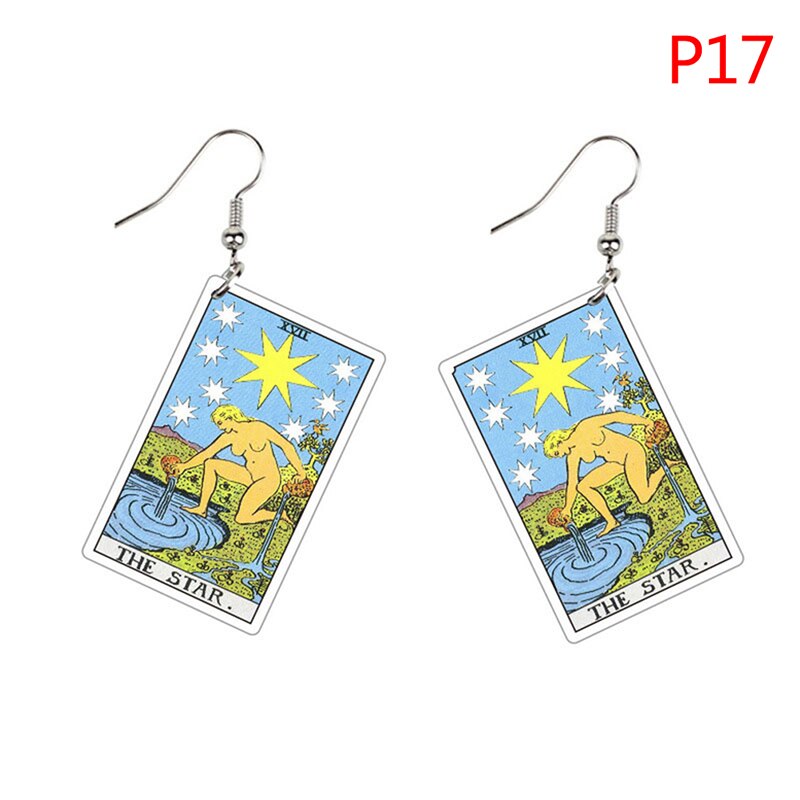Major Arcana Tarot Card Earrings Set | Rider-Waite-Smith Jewelry