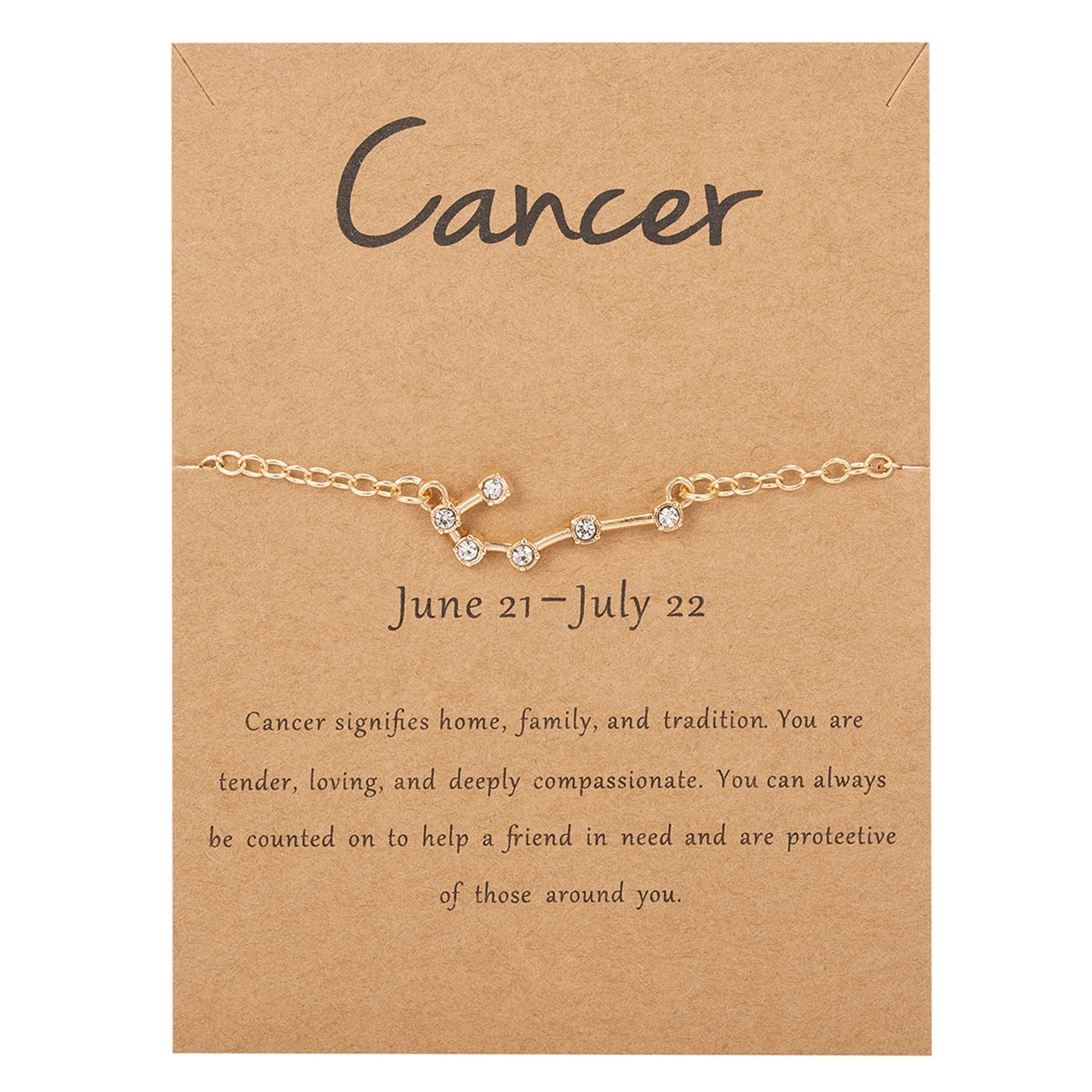 Star - Constellation Zodiac Bracelet | Astrology Charm Bracelet & Jewelry