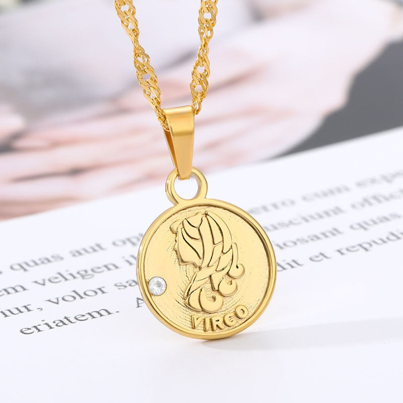 Zodiac Constellation Necklace | Astrology, Horoscope Jewelry