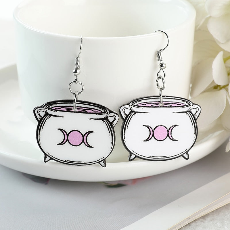 Witch, Occult, Wicca Style Earring Set