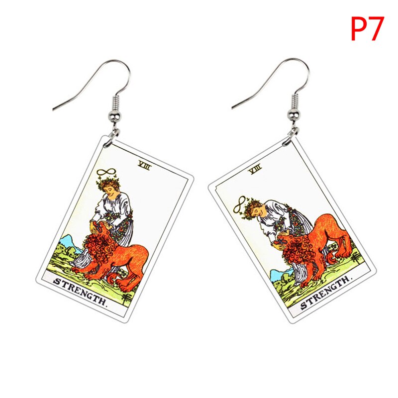 Major Arcana Tarot Card Earrings Set | Rider-Waite-Smith Jewelry
