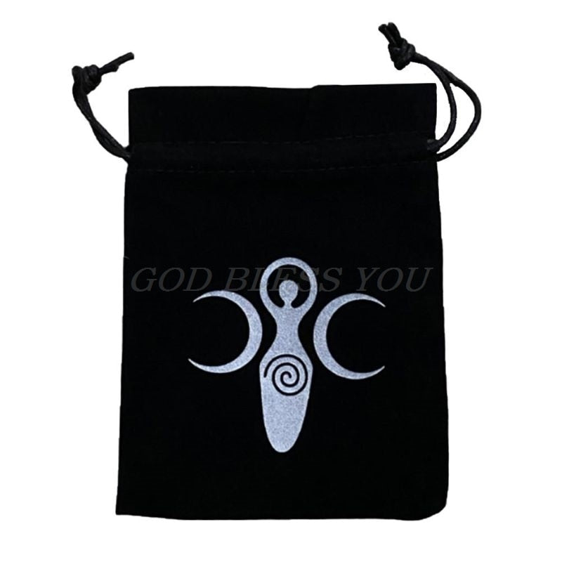 Tarot Card Divination Mat | Moon / Quarter Moon