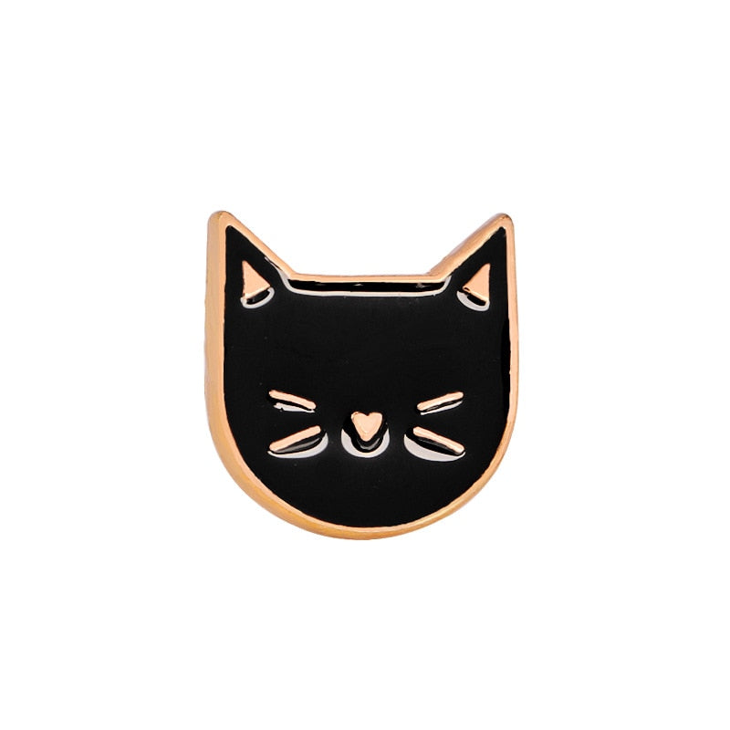 Cat - Witch Brooches