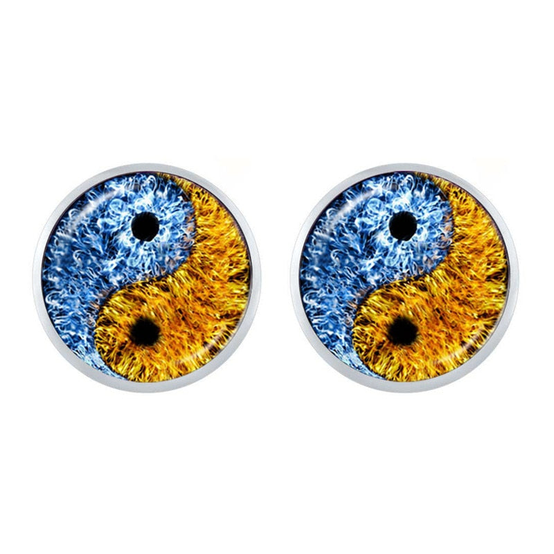 Taoism, Yin Yang Peace & 'Tree of Life' Earrings | Spiritual Earrings
