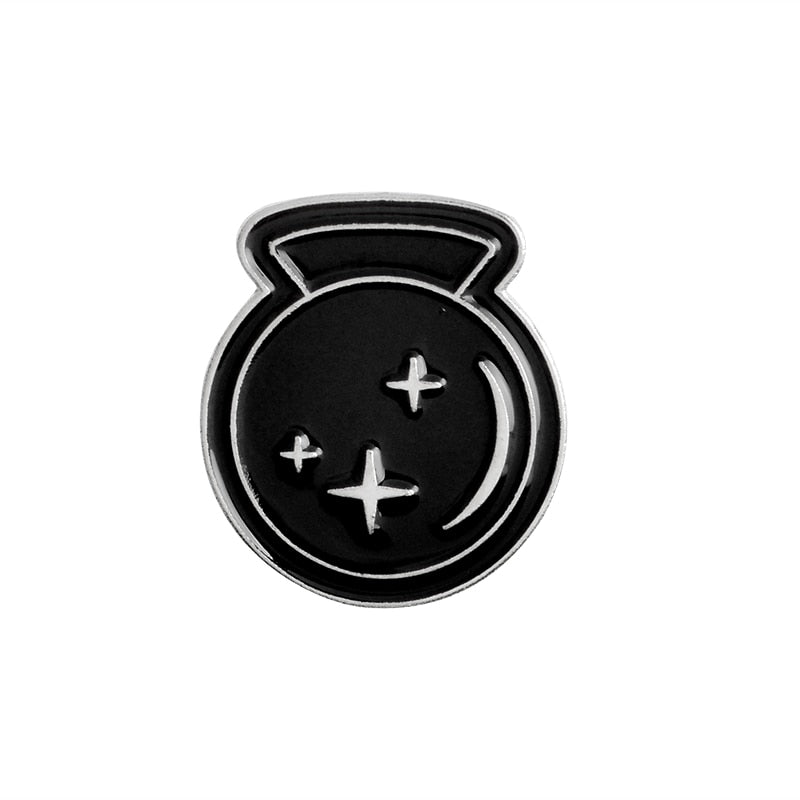 Wicca, Occult Pins | Ouija, Pentacle, Pentagram, Moon Witch, Crystal Ball