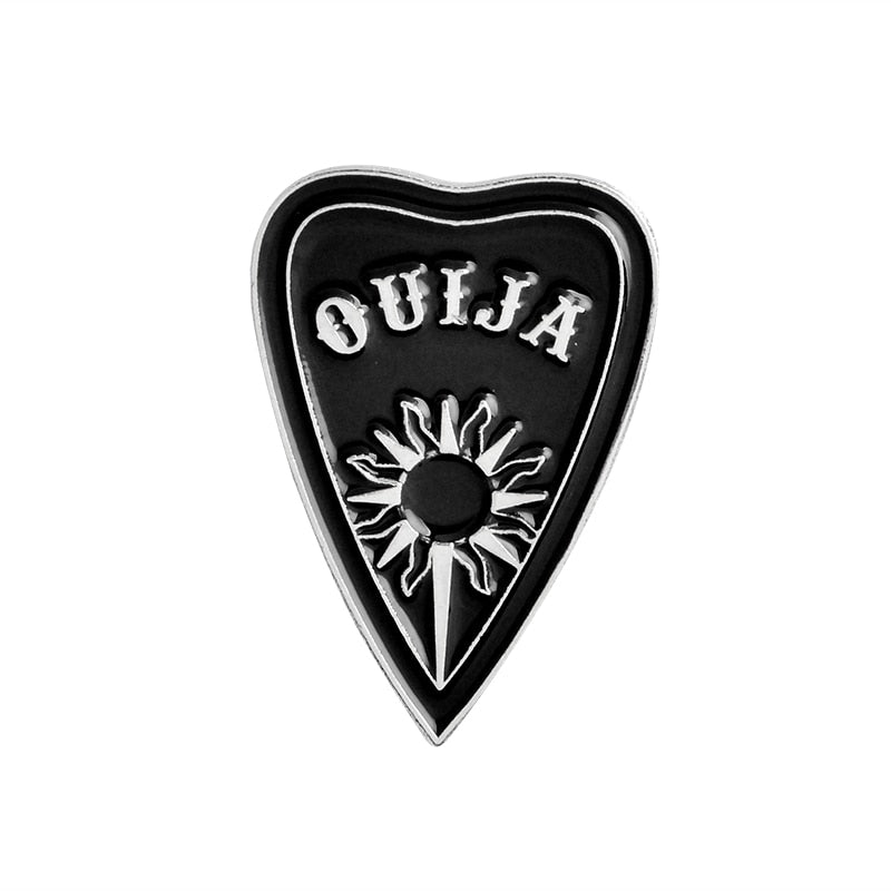 Wicca, Occult Pins | Ouija, Pentacle, Pentagram, Moon Witch, Crystal Ball