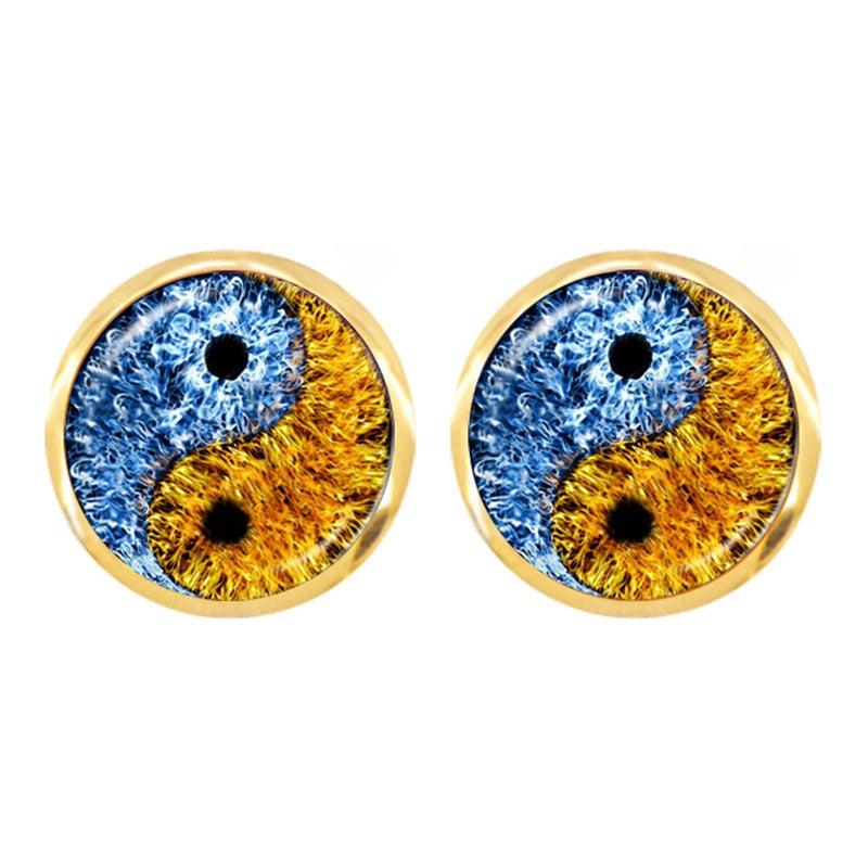 Taoism, Yin Yang Peace & 'Tree of Life' Earrings | Spiritual Earrings