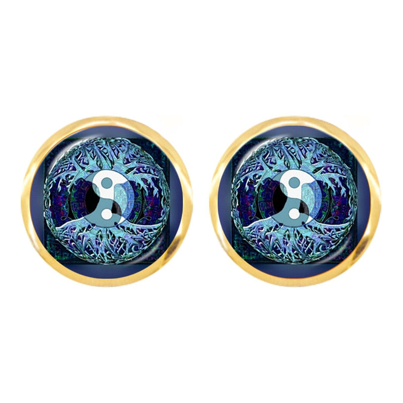 Taoism, Yin Yang Peace & 'Tree of Life' Earrings | Spiritual Earrings