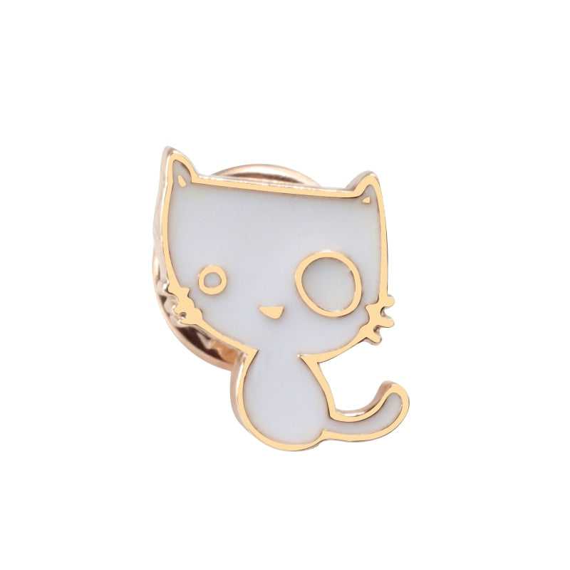 Cat - Witch Brooches