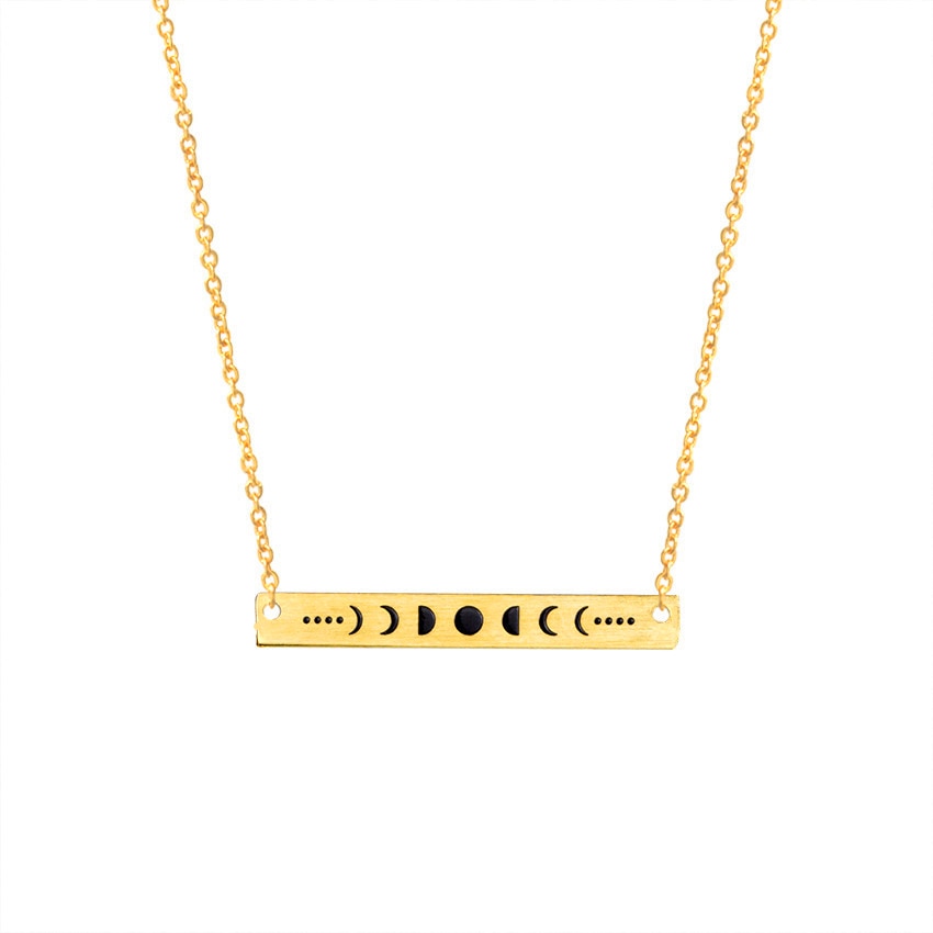 Moon Phase Statement Necklaces | Occult, Spiritual Jewelry