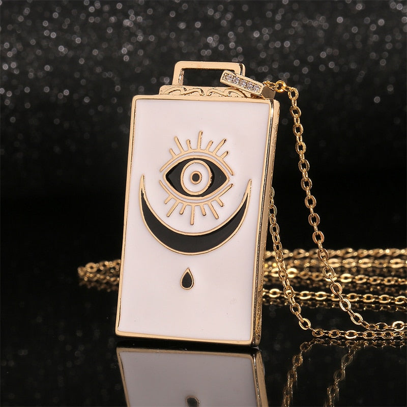 Spiritual-Themed necklaces | All-See-Eye, Evil Eye, Tarot Cazrds